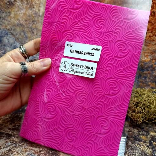 Lace Texture Feathers Swirls #41217