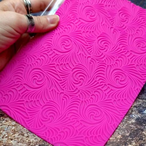 Lace Texture Feathers Swirls #41224