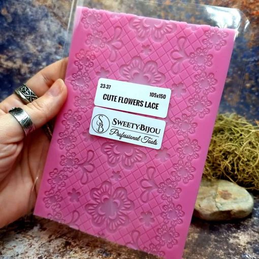 Lace Texture Cute Flowers Lace #41243