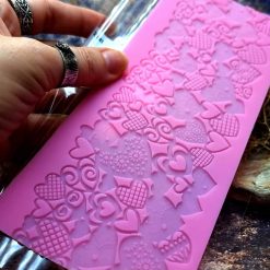 Lace Texture Hearts #41277