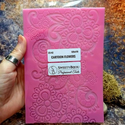 Lace Texture Cartoon Flowers #41275