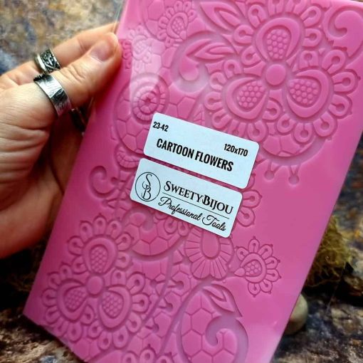 Lace Texture Cartoon Flowers #41282