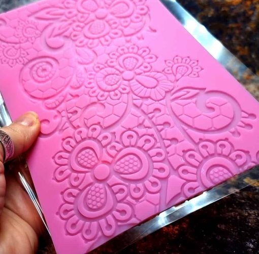 Lace Texture Cartoon Flowers #41289