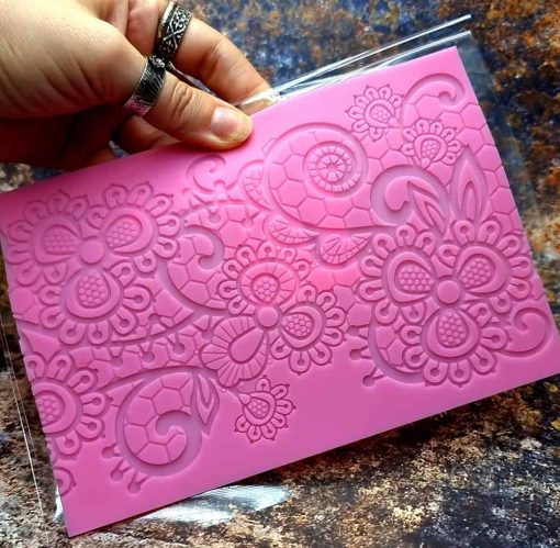 Lace Texture Cartoon Flowers #41294