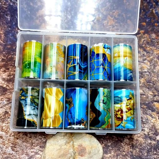 Set of 10pcs "Colorful Art" #41692