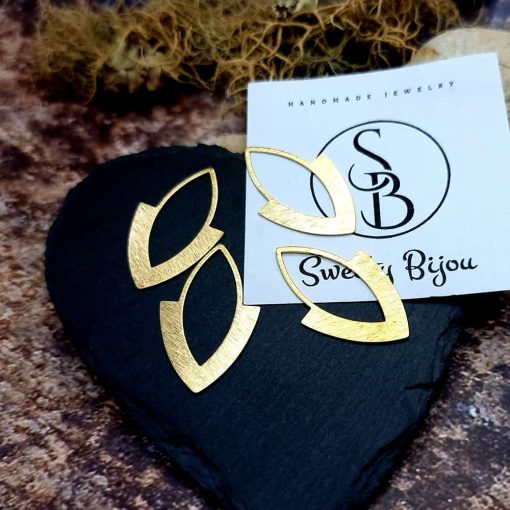 Set of 4pcs of Earrings Findings Gold Color #41412