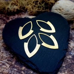 Set of 4pcs of Earrings Findings Gold Color #41413