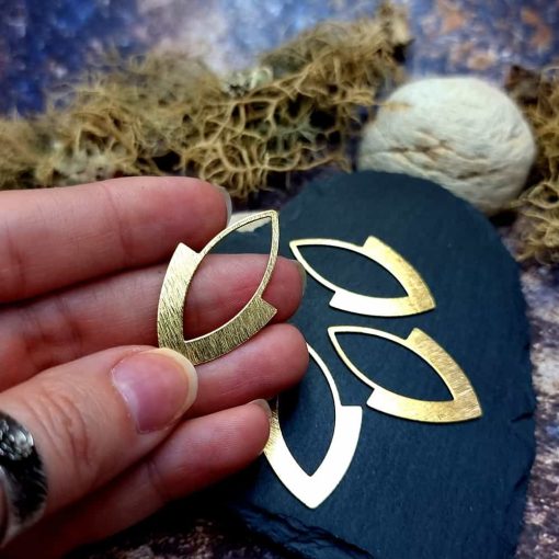 Set of 4pcs of Earrings Findings Gold Color #41415