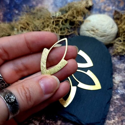 Set of 4pcs of Earrings Findings Gold Color #41416