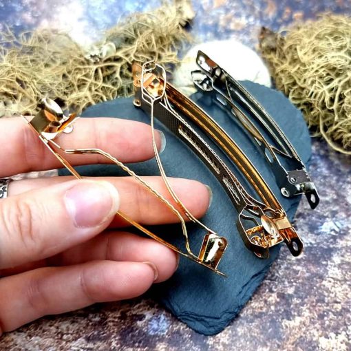 High quality hair clips: golden, rose gold, silver #41405