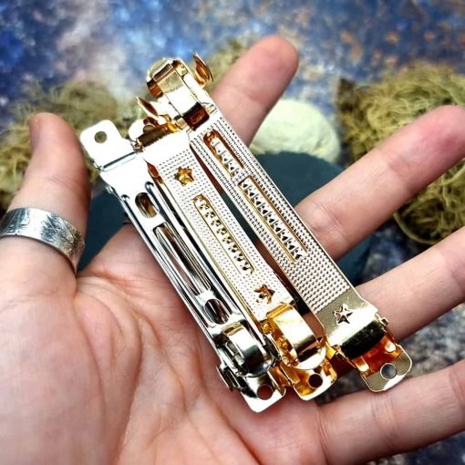 High quality hair clips: golden, rose gold, silver #41409