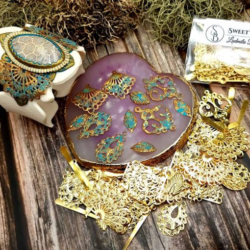 Set of 45 Butterfly Vintage Filigree #40985