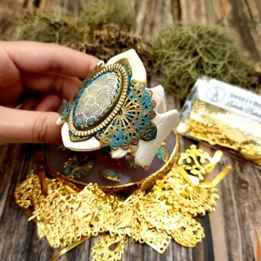 Set of 45 Butterfly Vintage Filigree #40987