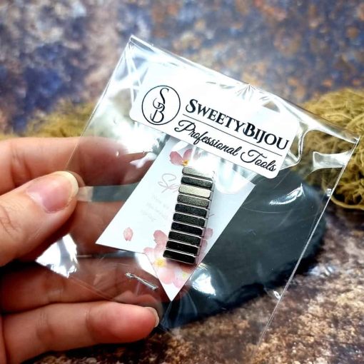 10 Strong Magnetic Clasps - 10x5x2mm #41360