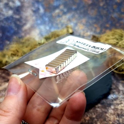 10 Strong Magnetic Clasps - 10x5x2mm #41364