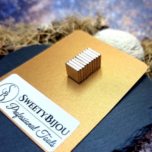 10 Strong Magnetic Clasps - 10x10x1mm #41363