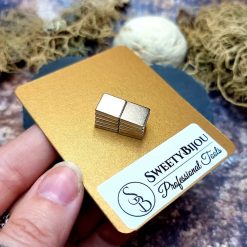 10 Strong Magnetic Clasps - 10x10x1mm #41375