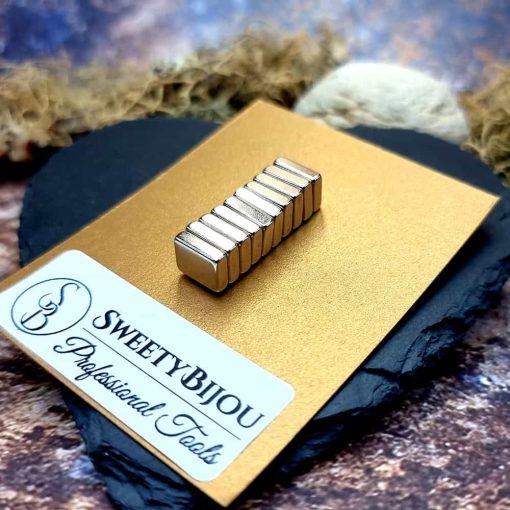 10 Strong Magnetic Clasps - 10x8x2mm #41372