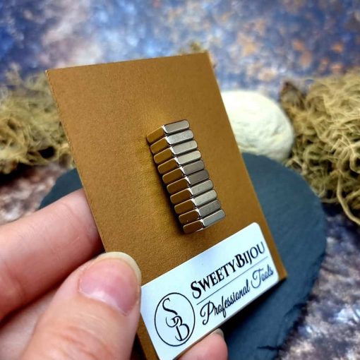 10 Strong Magnetic Clasps - 10x8x2mm #41376