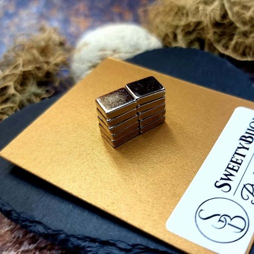 10 Strong Magnetic Clasps - 10x8x2mm #41381