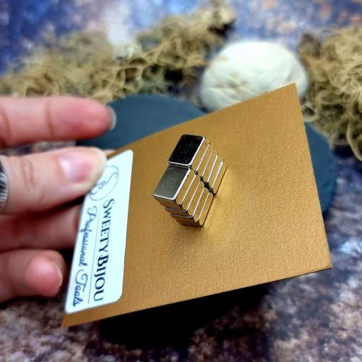 10 Strong Magnetic Clasps - 10x8x2mm #41382