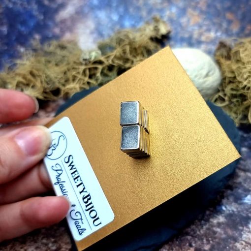 10 Strong Magnetic Clasps - 10x8x2mm #41383