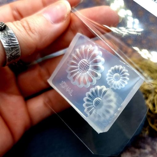 Chamomile Flowers - Clear Silicone mold #41476