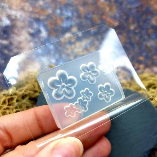 Simple Flowers - Clear Silicone mold #41485