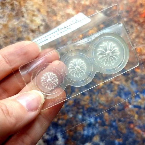 Chamomile Flowers 2 - Clear Silicone mold #41494