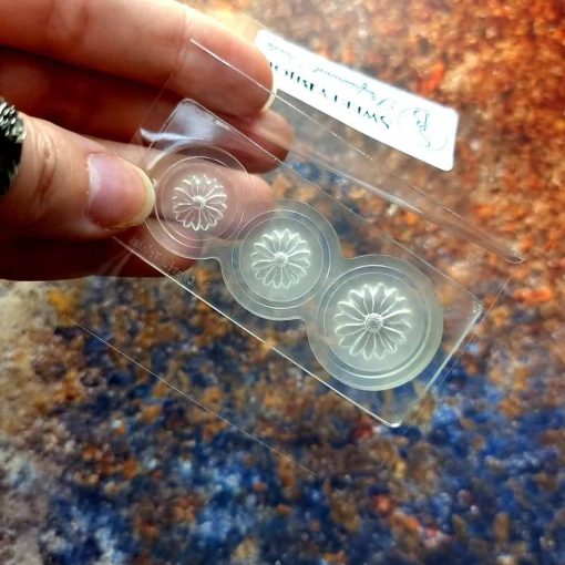 Chamomile Flowers 2 - Clear Silicone mold #41497