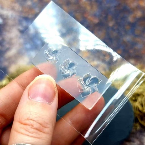 Plumeria Flowers - Clear Silicone mold #41505