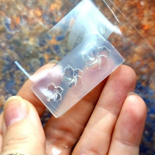 Plumeria Flowers - Clear Silicone mold #41509