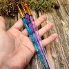 3 Square Flat Brushes for painting and polymer clay #41018