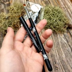 Black angled flat brushes for painting #41022