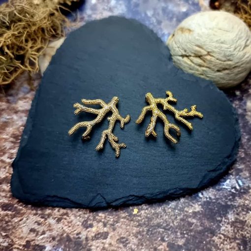 High quality earrings findings "Corals" #44566