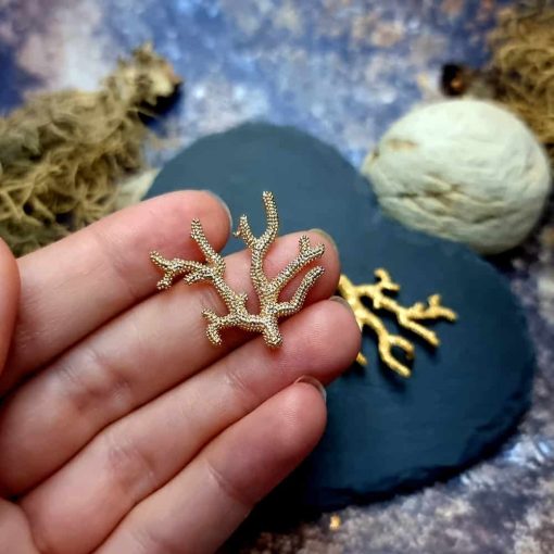 High quality earrings findings "Corals" #44570