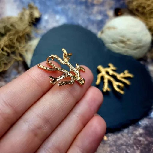 High quality earrings findings "Corals" #44581