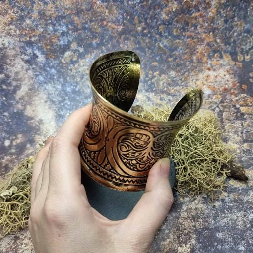 Bronze color Metal Bracelet base #44652