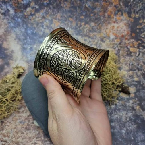 Bronze color Metal Bracelet base #44654