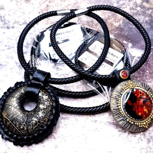 High Quality 8mm Black Necklace Choker 46cm/18" #49089