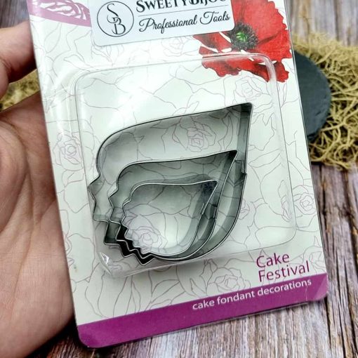 3 Cutters of Hibiscus Petals #52609