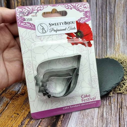 3 Cutters of Hibiscus Petals #52612