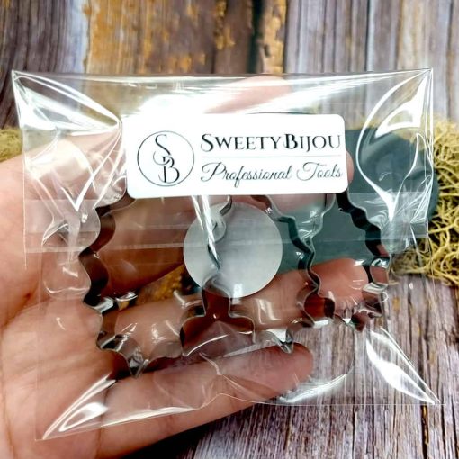 3 Cutters of Poinsettia Leafs #52606