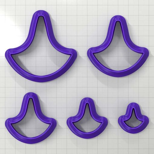 SHIELD#3 - Set of 5 Polymer Clay Cutters #50857