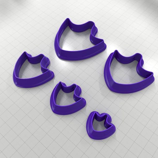 SHIELD#4 - Set of 5 Polymer Clay Cutters #50868