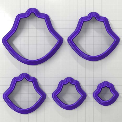 SHIELD#5 - Set of 5 Polymer Clay Cutters #50856