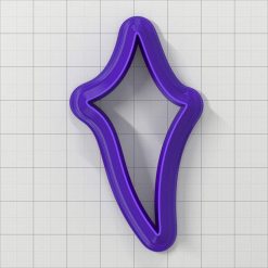 SHIELD#7 Left - Set of 5 Polymer Clay Cutters #50840