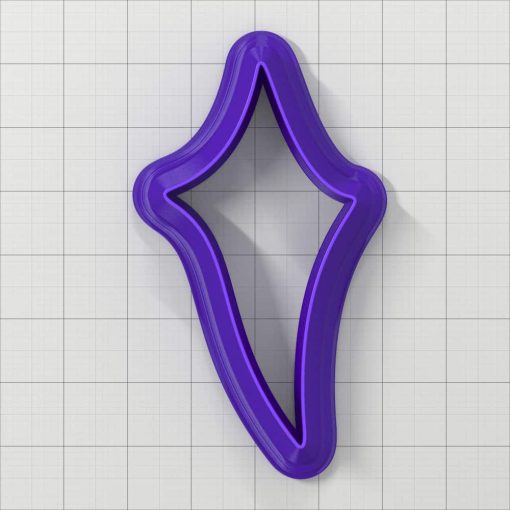 SHIELD#7 Left - Set of 5 Polymer Clay Cutters #50840