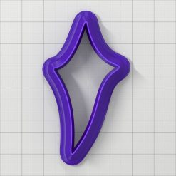 SHIELD#7 Right - Set of 5 Polymer Clay Cutters #50841