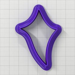 SHIELD#8 Left - Set of 5 Polymer Clay Cutters #50842